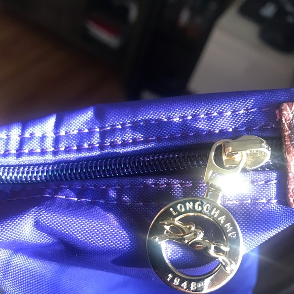 Longchamp tote small purple - Picture 9 of 10